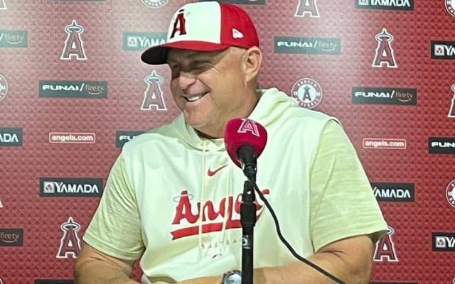 【MLB】大谷翔平の大飛球に「頭よぎった」　エ軍指揮官、“偉業”逃すも絶賛「今までにいない」