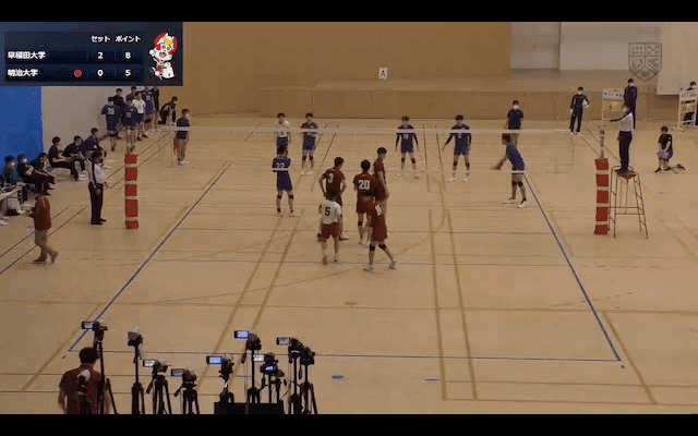 関東大学バレーボール連盟 男子1部春季リーグ戦 Aコート【見逃し配信】