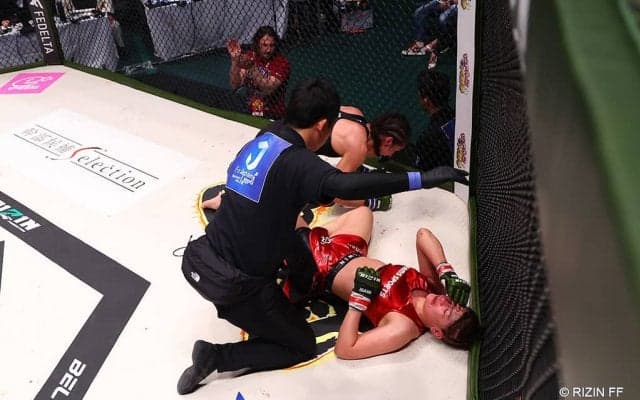 【RIZIN】女王RENA、仏グラップラーの“早わざ”膝十字に悶絶タップアウトで一本負け　9カ月ぶりの復帰戦Vならず