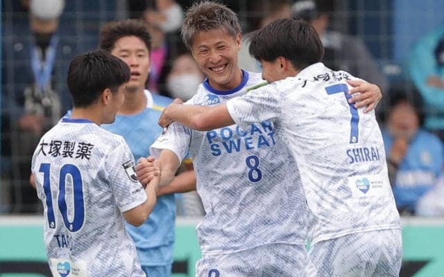 「悟り開いた？」「ハーランドだ！」徳島今季初勝利の立役者・柿谷曜一朗、ゴール後にはハーランドを模したセレブレーション披露！