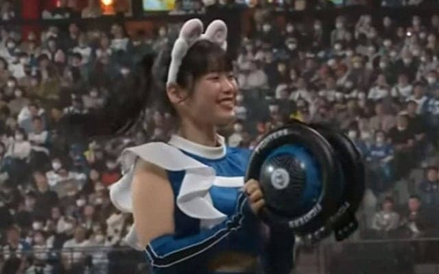 “ひつじ耳”チアが「ただかわいい」　はじける笑顔で魅了…新ダンスの「破壊力よ」