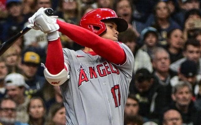 【MLB】大谷翔平、今季9度目マルチ　CY賞バーンズ撃ち右前打＆右前打、1イニング2盗塁も