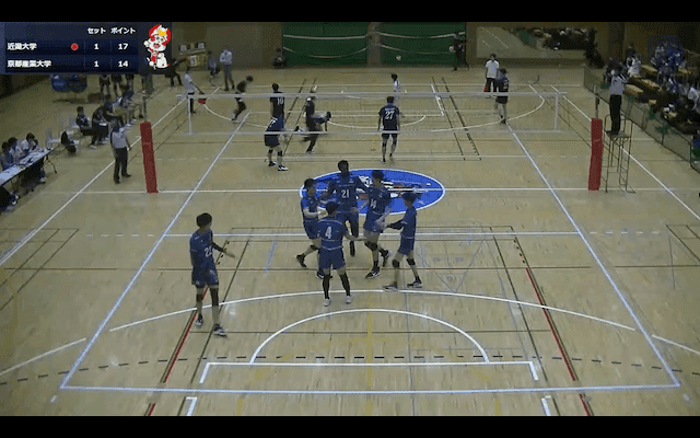 関西大学バレーボール連盟 男子1部春季リーグ戦 Bコート【見逃し配信】
