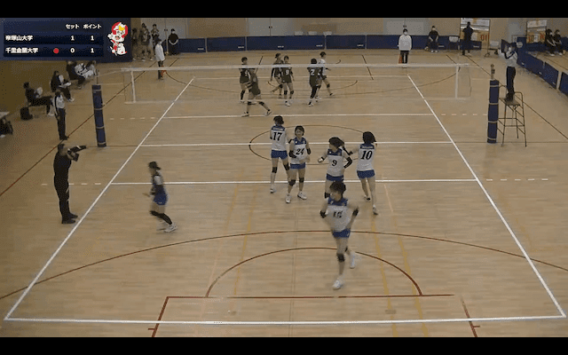 関西大学バレーボール連盟 女子1部春季リーグ戦 Bコート【見逃し配信】