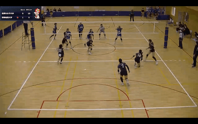 関西大学バレーボール連盟 女子1部春季リーグ戦 Aコート【見逃し配信】