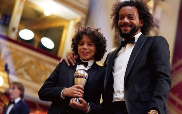 マルセロの13歳息子がU-15スペイン代表デビュー！　サッカー人生初の国際タイトルも獲得