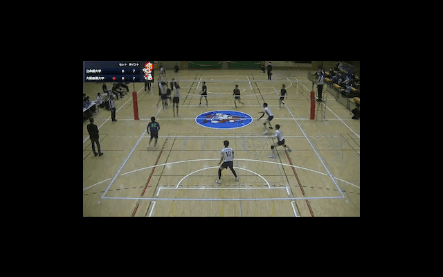 関西大学バレーボール連盟 男子1部春季リーグ戦 Bコート【見逃し配信】