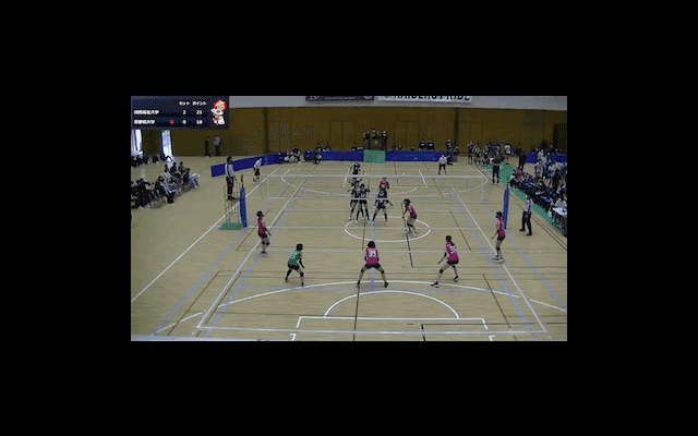 関西大学バレーボール連盟 女子1部春季リーグ戦 Aコート【見逃し配信】