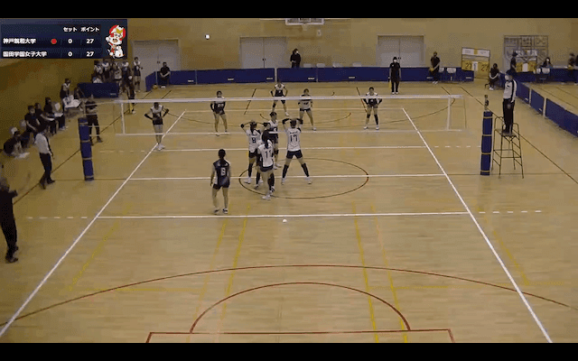 関西大学バレーボール連盟 女子1部春季リーグ戦 Bコート【見逃し配信】