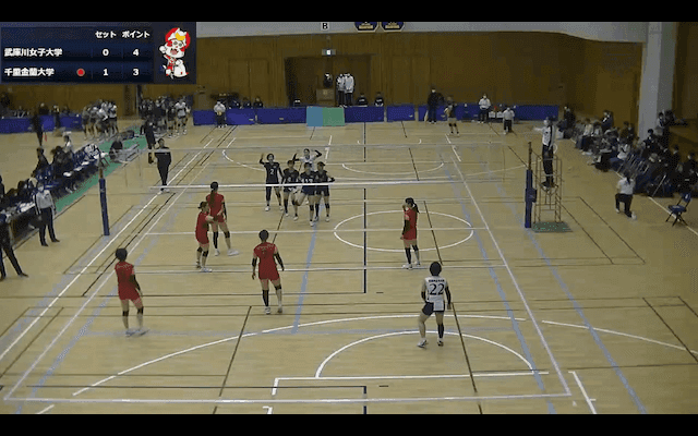 関西大学バレーボール連盟 女子1部春季リーグ戦 Bコート【見逃し配信】