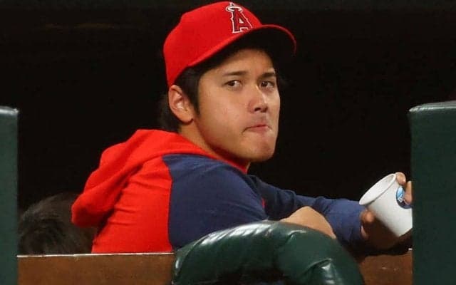 【MLB】“濡れ髪”大谷翔平が「色っぽくて好き」　ユニ脱いだ試合後に興奮「ファンサですか？」