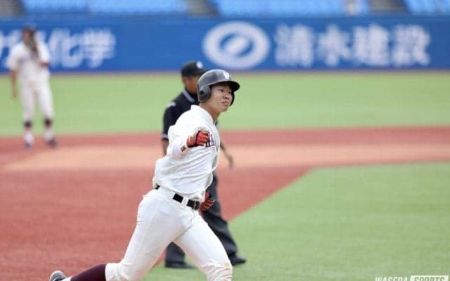 剛腕・篠木を攻略！　投手戦をモノにする／法大１回戦