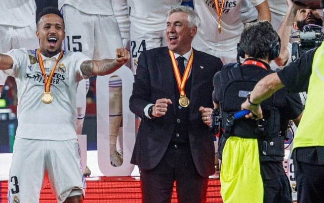 「苦しんだが、勝つに値した」9年ぶりカップ優勝のレアル、2年間で全タイトル獲得にアンチェロッティ監督「明日は成し遂げたことを実感するだろう」