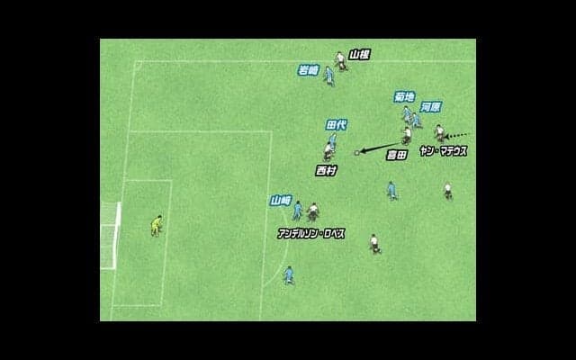 横浜Ｆ・マリノスが進化を示すショートパス連続攻撃。相手ペナルティーエリア手前からどのように回してゴールを決めたか