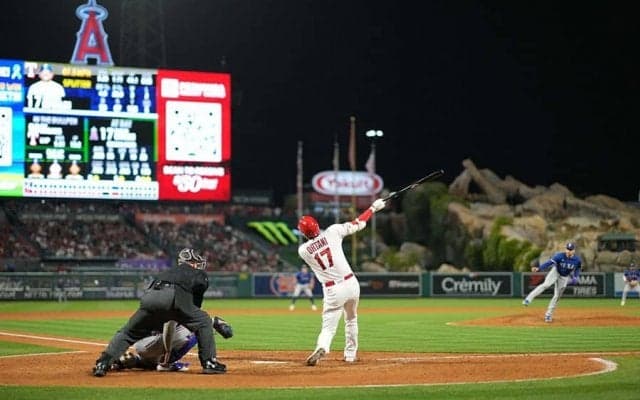 【MLB】大谷翔平の大飛球は「本塁打かと」　あと1.5m…敵軍右腕はヒヤリ「幸運にも」