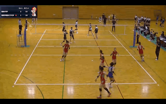 関西大学バレーボール連盟 女子1部春季リーグ戦 Bコート【見逃し配信】