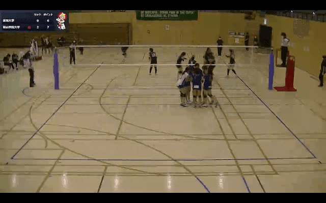 関東大学バレーボール連盟 女子1部春季リーグ戦 Bコート【見逃し配信】