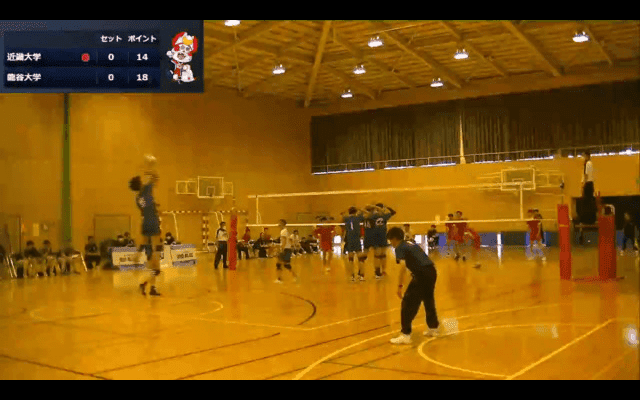 関西大学バレーボール連盟 男子1部春季リーグ戦 Aコート【見逃し配信】