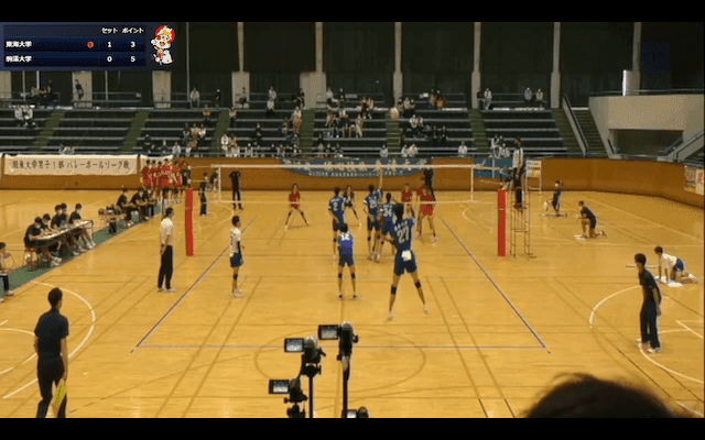 関東大学バレーボール連盟 男子1部春季リーグ戦 Bコート【見逃し配信】