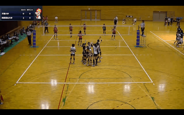 関西大学バレーボール連盟 女子1部春季リーグ戦 Aコート【見逃し配信】