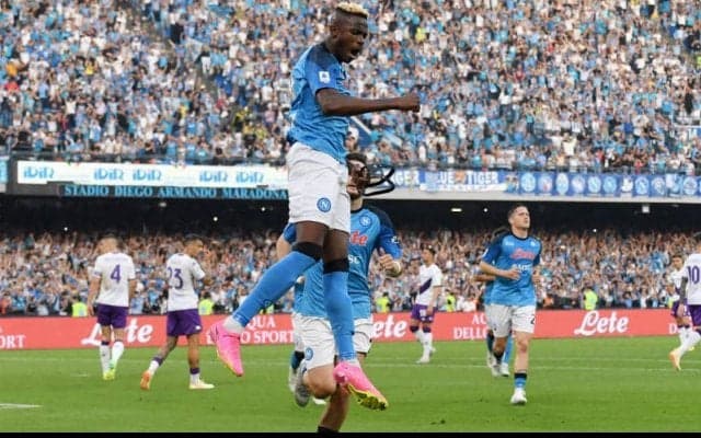 ナポリ主砲オシムヘン、アフリカ出身選手のセリエA最多スコアラーに！　“リベリアの怪人”の記録破る