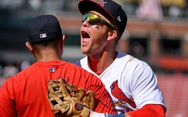 【MLB】ヌートバーの“超低空ダイブ”に「惚れるわ」　場内騒然…爆走美技が「とんでもない」