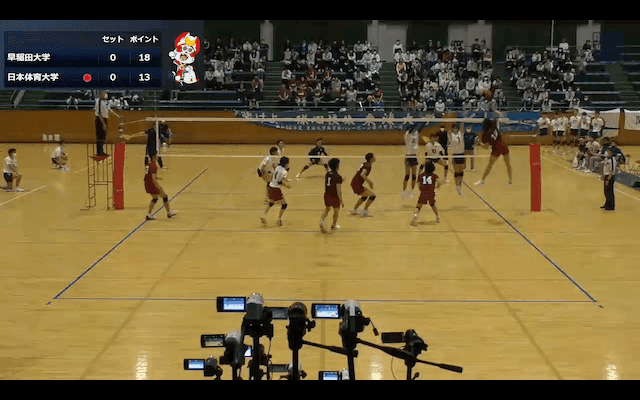 関東大学バレーボール連盟 男子1部春季リーグ戦 Aコート【見逃し配信】