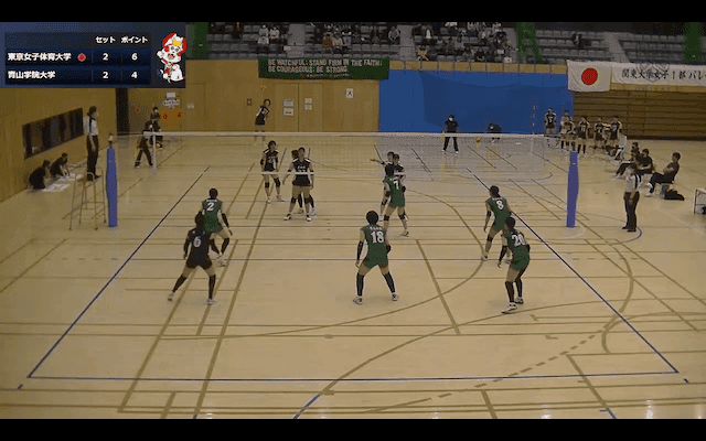 関東大学バレーボール連盟 女子1部春季リーグ戦 Aコート【見逃し配信】