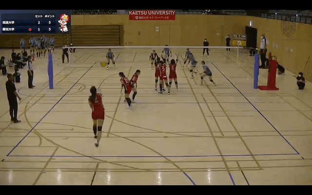 関東大学バレーボール連盟 女子1部春季リーグ戦 Bコート【見逃し配信】