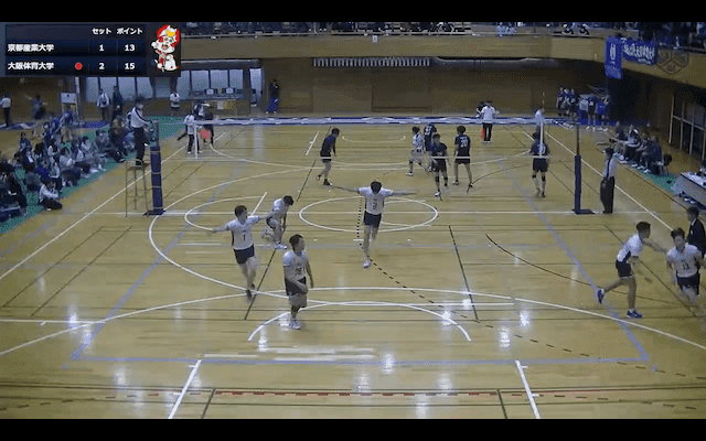 関西大学バレーボール連盟 男子1部春季リーグ戦 Aコート【見逃し配信】