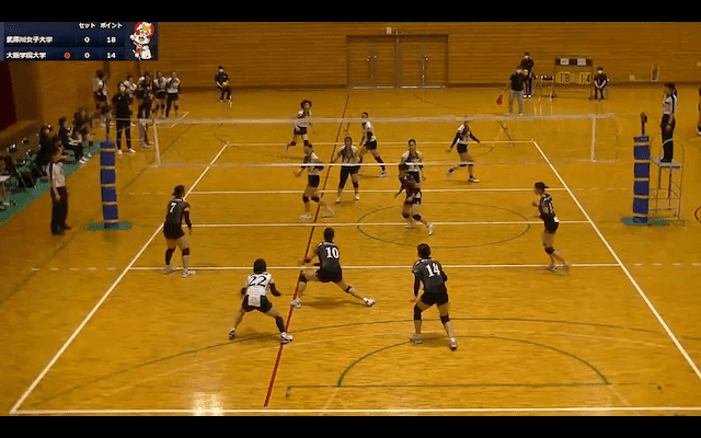 関西大学バレーボール連盟 女子1部春季リーグ戦 Bコート【見逃し配信】