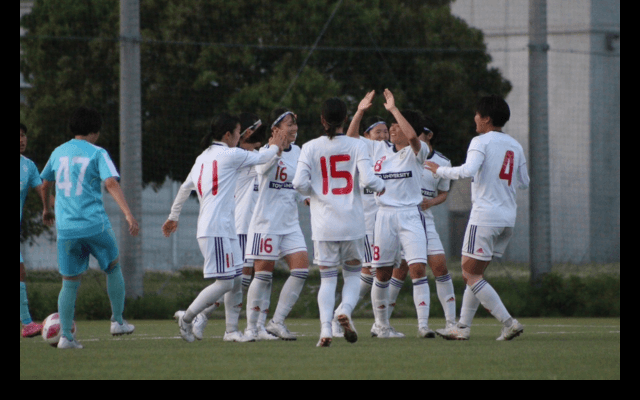 [女子サッカー]先制されるも筑波大に逆転勝利で、開幕３連勝！