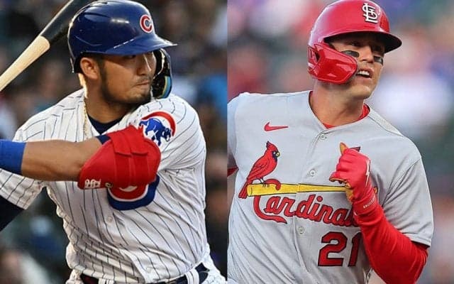 【MLB】鈴木誠也2安打、ヌートバーは適時打　WBC“すれ違い”で前日初対面の2人が競演