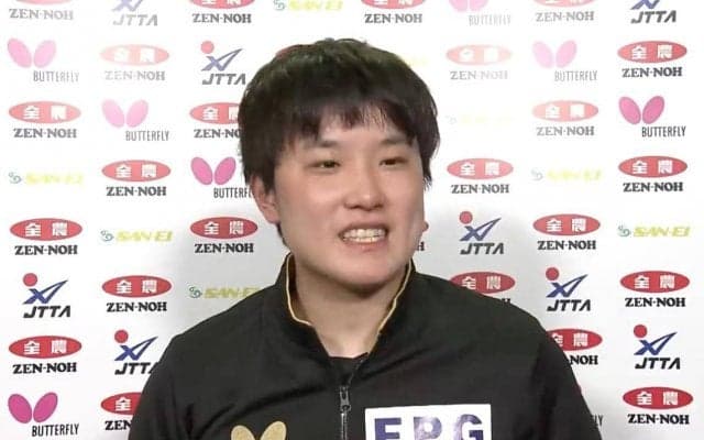 張本智和 準優勝で戸上にリベンジ誓う「一番苦手な相手に最後まで競ることができた」【卓球 全農CUP】