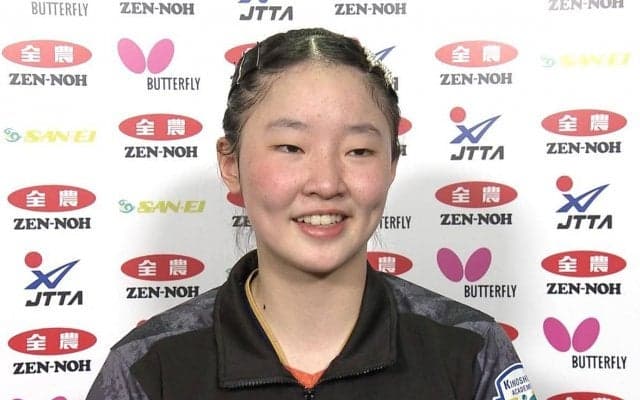 14歳・張本美和 選考会自身最高の準優勝「これからも成長を止めずに自分らしくプレーしたい」【卓球 全農CUP】
