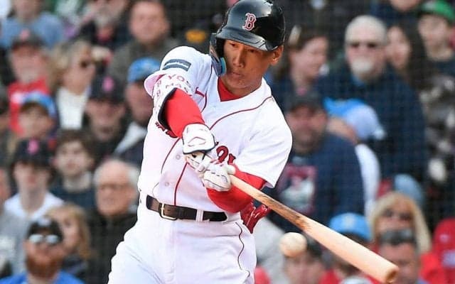 【MLB】吉田正尚、3試合ぶり安打　カーブ捉えた中前打に本拠地歓声…ヌートバーの目の前で快音