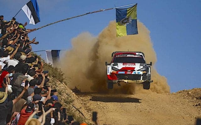【WRC】第5戦ラリー・ポルトガル初日　昨季王者トヨタのカッレ・ロバンペラが首位奪取　