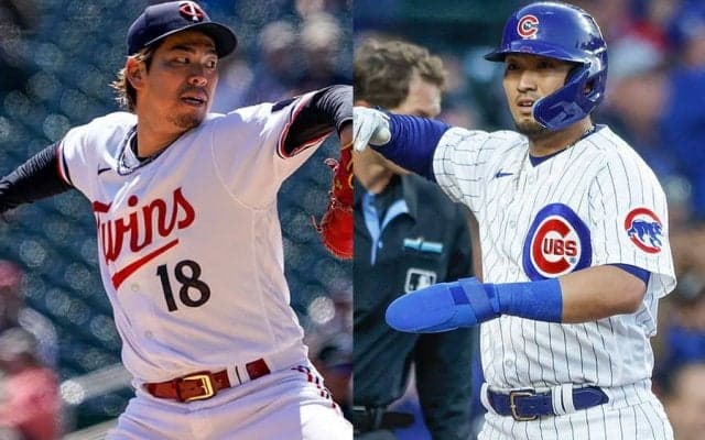 【MLB】鈴木誠也と前田健太のニコニコ談義が「胸熱！」　“広島コンビ”の再会にファン歓喜