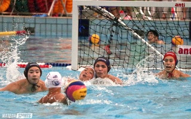 絶対王者日体大を前に、３Ｐで力尽きる