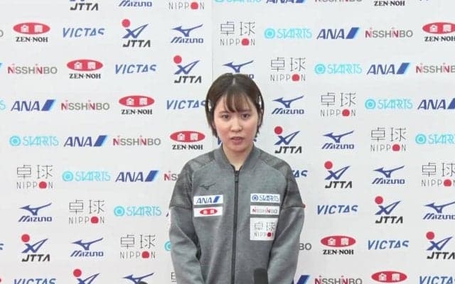 【世界卓球】平野美宇 17年以来のメダルへ「選考会でかなり試合をした。万全で練習する時間はあまりない」