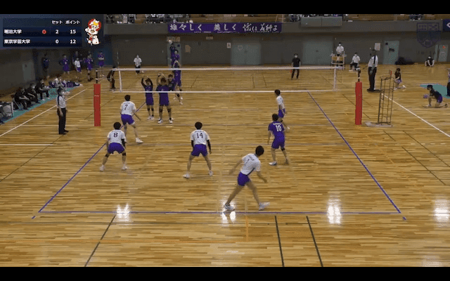 関東大学バレーボール連盟 男子1部春季リーグ戦 Aコート【見逃し配信】