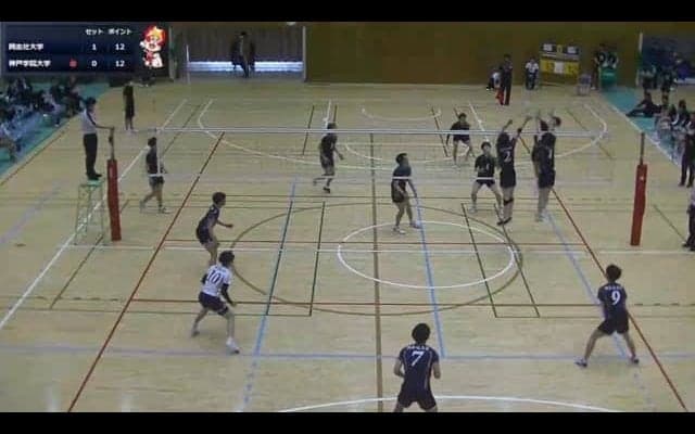関西大学バレーボール連盟 男子1部春季リーグ戦 Bコート【見逃し配信】