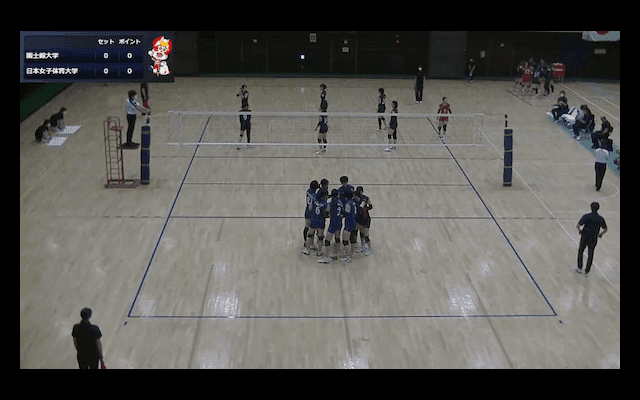 関東大学バレーボール連盟 女子1部春季リーグ戦 Bコート【見逃し配信】