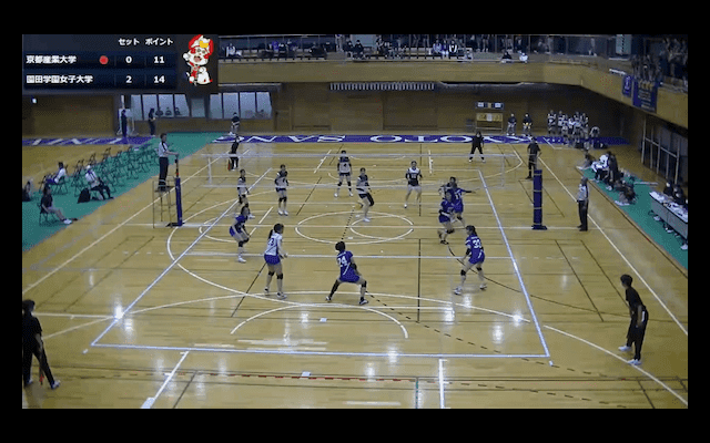 関西大学バレーボール連盟 女子1部春季リーグ戦 Bコート【見逃し配信】