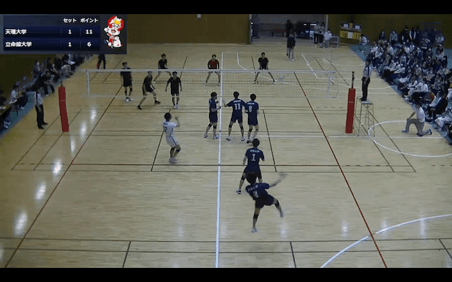 関西大学バレーボール連盟 男子1部春季リーグ戦 Aコート【見逃し配信】