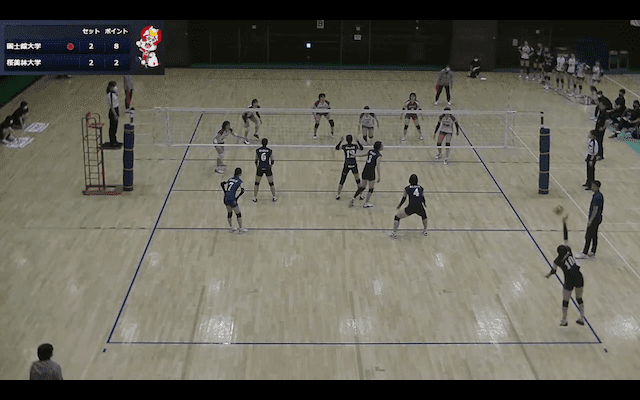 関東大学バレーボール連盟 女子1部春季リーグ戦 Bコート【見逃し配信】