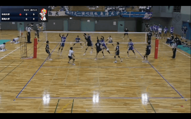 関東大学バレーボール連盟 男子1部春季リーグ戦 Bコート【見逃し配信】