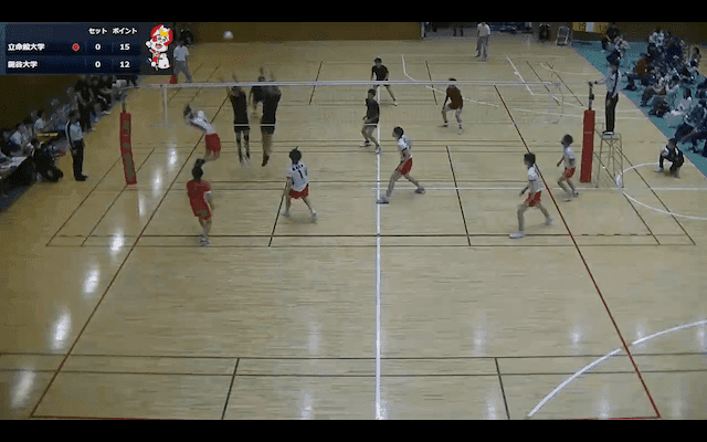 関西大学バレーボール連盟 男子1部春季リーグ戦 Aコート【見逃し配信】