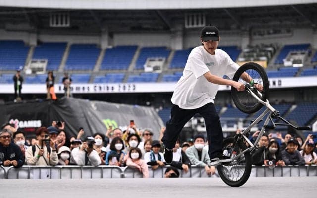 世界最大のアクションスポーツの祭典でリベンジ果たす。最年少の片桐悠が金メダル獲得【X Games Chiba 2023】BMXフリースタイル フラットランド