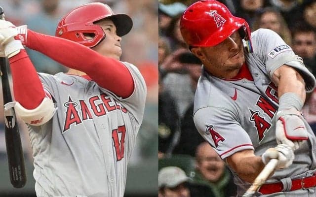 【MLB】「ロケットみたい」　大谷翔平と仲良く2桁到達…“トラウタニ弾”に歓喜「最強コンビ」